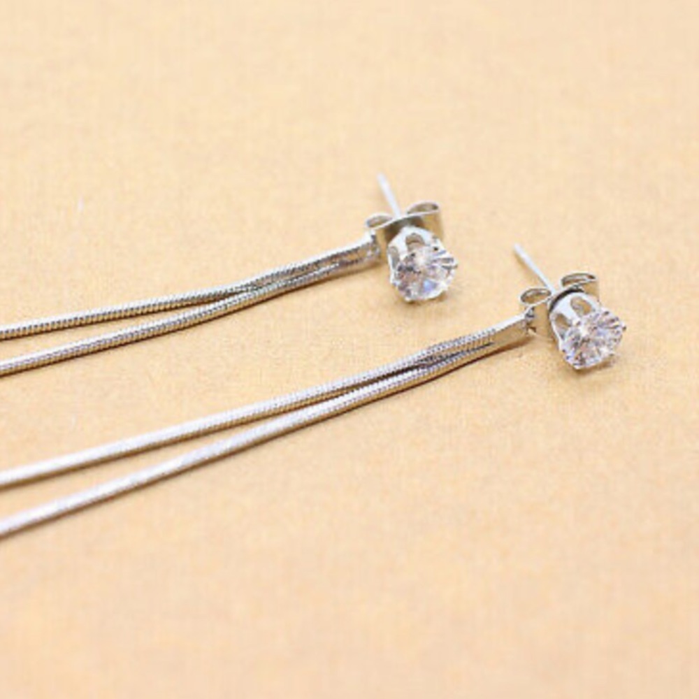 New 925 silver/gold plated Earrings - Picture 4 of 6